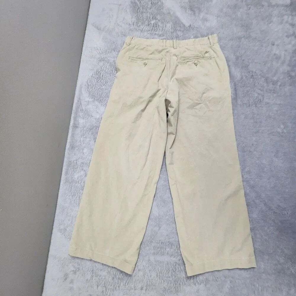 Tommy Bahama Men's Pants 34x30 Beige Straight Leg Lightweight Casual Trousers